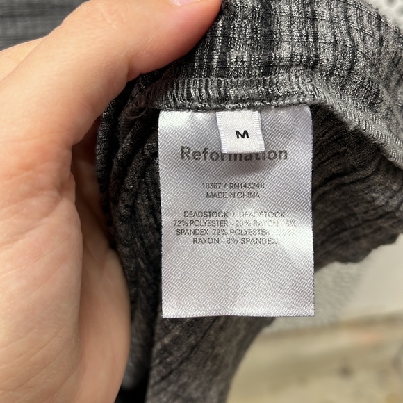 Reformation Charcoal Perry Midi Dress - Picture 6 of 7